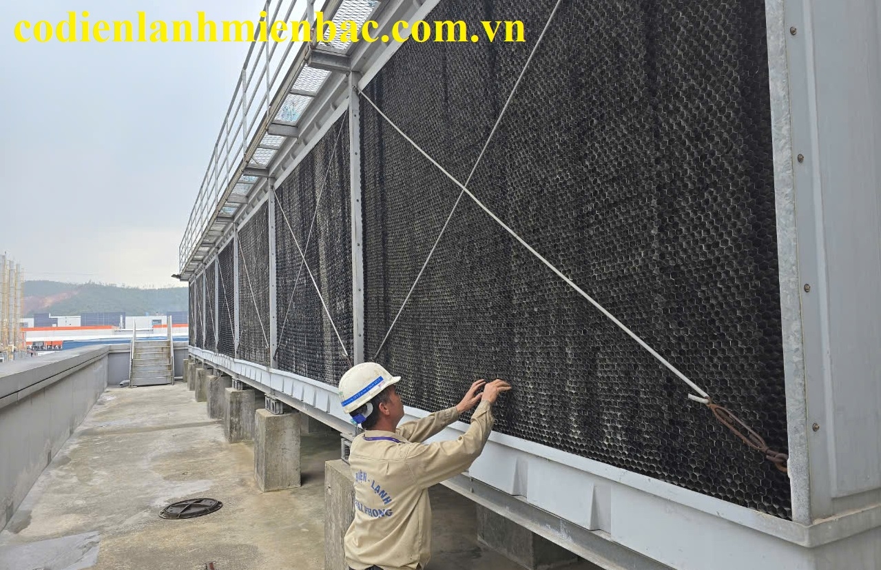 Sửa chữa quạt tháp giải nhiệt tại Bắc Giang